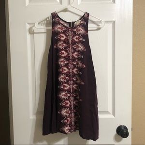 Forever 21 Burgundy Shift Dress - Size S